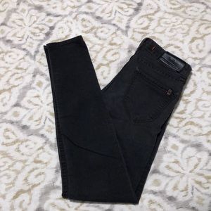 Black skinny jeans; !iT brand; size 27